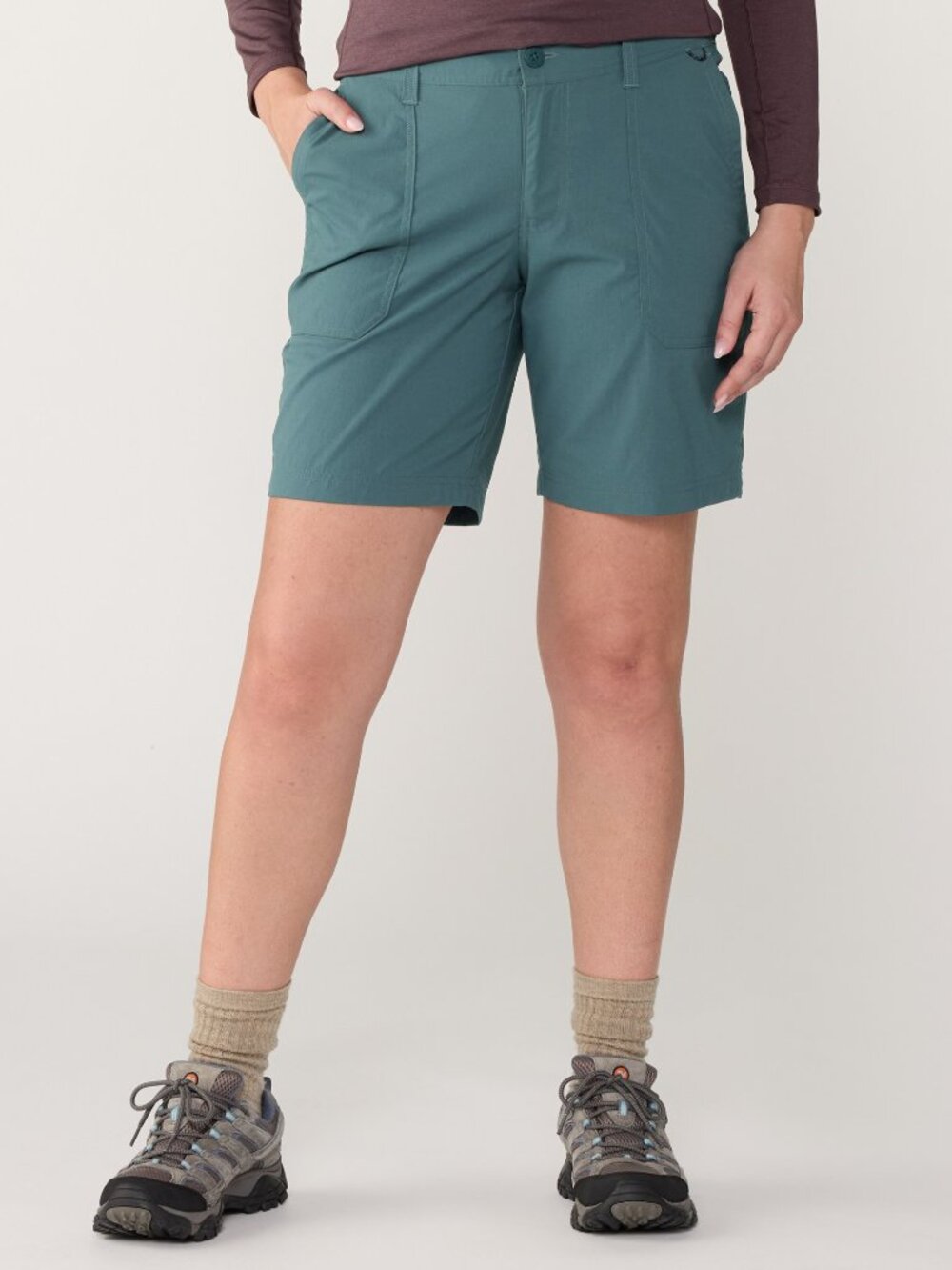 REI Sahara Bermuda Shorts Stone Blue size 12